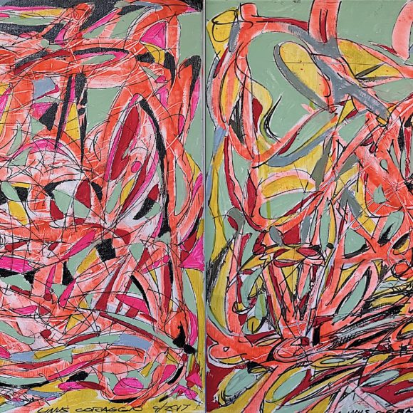 Three the Easy Way (diptych)