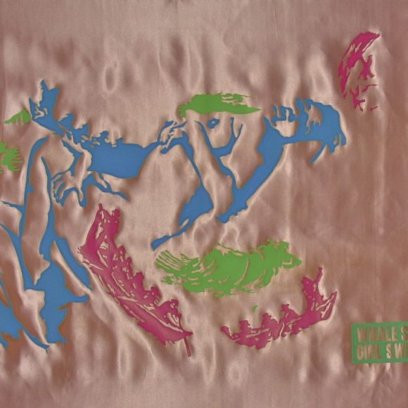 Whale Swallows Girl Swimmer (diptych)