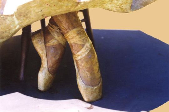 Clara and Her Beloved Nutcracker  (shoes detail)