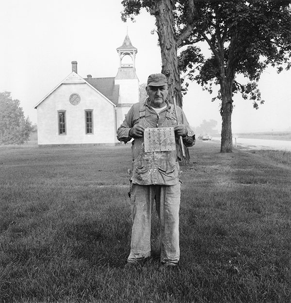 House Painter with Tree Drawing, Shiloh Church, Carlinville, Illinois