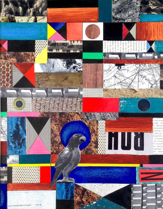 Untitled (Constructivist collage - Parrot)