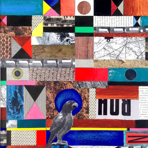 Untitled (Constructivist collage – Parrot)